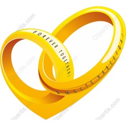 Intertwined Wedding Rings - Forever Together