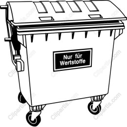 Recycling Bin - Nur f?r Wertstoffe