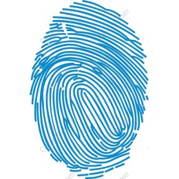 Blue Fingerprint
