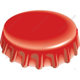 Vibrant Red Bottle Cap