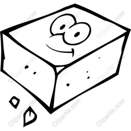 Smiling Block Character