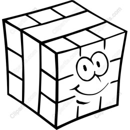Happy Cube Character