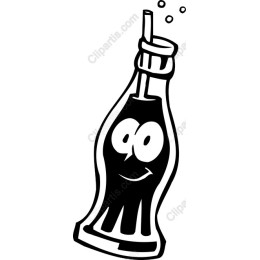 Whimsical Cartoon Bottle