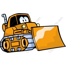 Cartoon Bulldozer