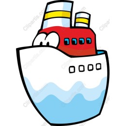 Cheerful Cartoon Ship