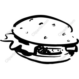 Hand-Drawn Burger
