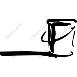 Sleek Black-and-White Cup