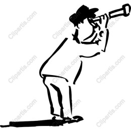 Curious Explorer: of a Man with Telescope