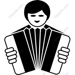 Joyful Musician Accordion