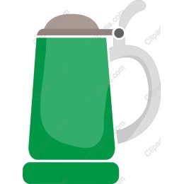 Green Beer Mug