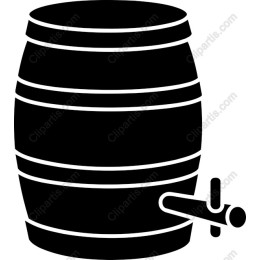 Vintage Wooden Barrel