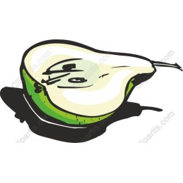 Sliced Green Pear