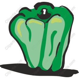 Vibrant Green Bell Pepper
