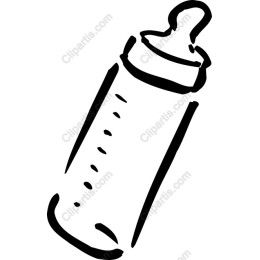 Hand-Drawn Baby Bottle