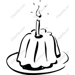 Whimsical Birthday Pudding
