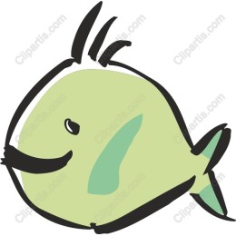Charming Green Fish