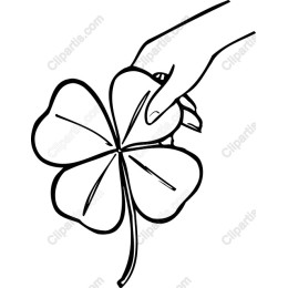 Four-Leaf Clover Hand
