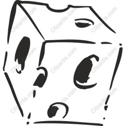 Whimsical Cheese Cube