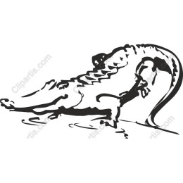 Crocodile - Printable Wildlife Art