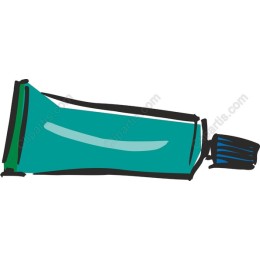 Turquoise Paint Tube