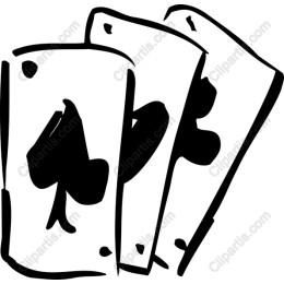 Three Spade Playing Cards