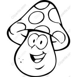 Cute Cartoon Mushroom