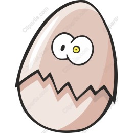 Whimsical Cracked Egg