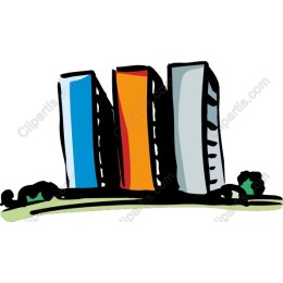 Vibrant Urban Skyscrapers