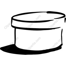 Cylindrical Container Hand-Drawn