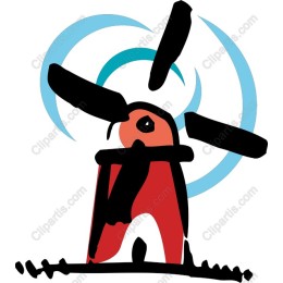 Vibrant Windmill