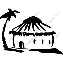 Tropical Thatched Hut