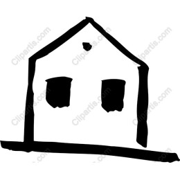 Whimsical Hand-Drawn House