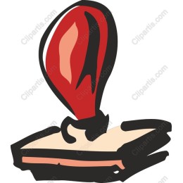Artistic Red Stamp