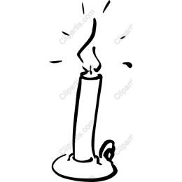 Hand-Drawn Candle