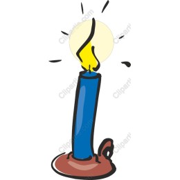 Vibrant Candle