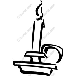 Hand-Drawn Candle