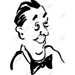 Cheerful Retro Gentleman