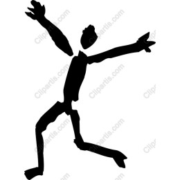 Abstract Figure in Motion