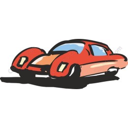 Vibrant Retro Car