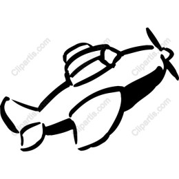 Vintage Hand-Drawn Airplane