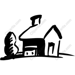 Charming Hand-Drawn House