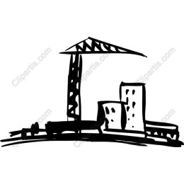 Hand-Drawn Construction Site