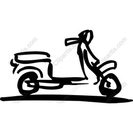 Hand-Drawn Scooter