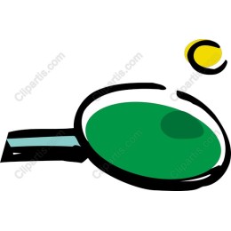 Vibrant Ping Pong Paddle