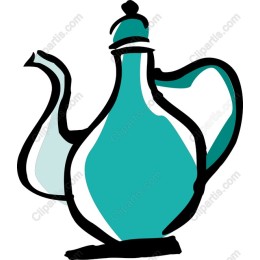 Charming Teal Teapot