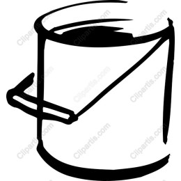 Hand-Drawn Paint Can