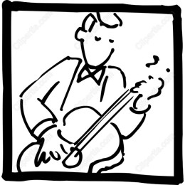 Musician Playing String Instrument