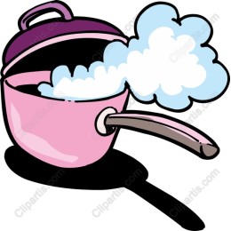 Whimsical Pink Cooking Pot