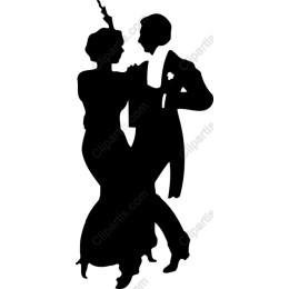 1920s Dance Couple Vintage