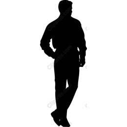 Silhouette of a Confident Figure